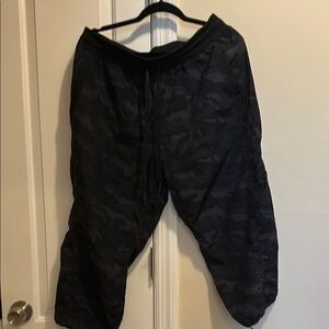 Black Camouflage Jogger Pants